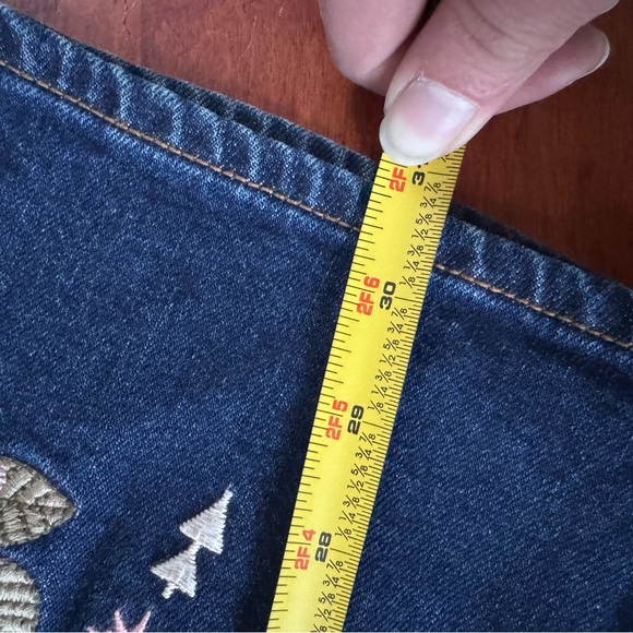 Johnny Was Jesse Floral Cactus Southwest Geometric Embroidered Bootcut Jeans 30 - Picture 15 of 16